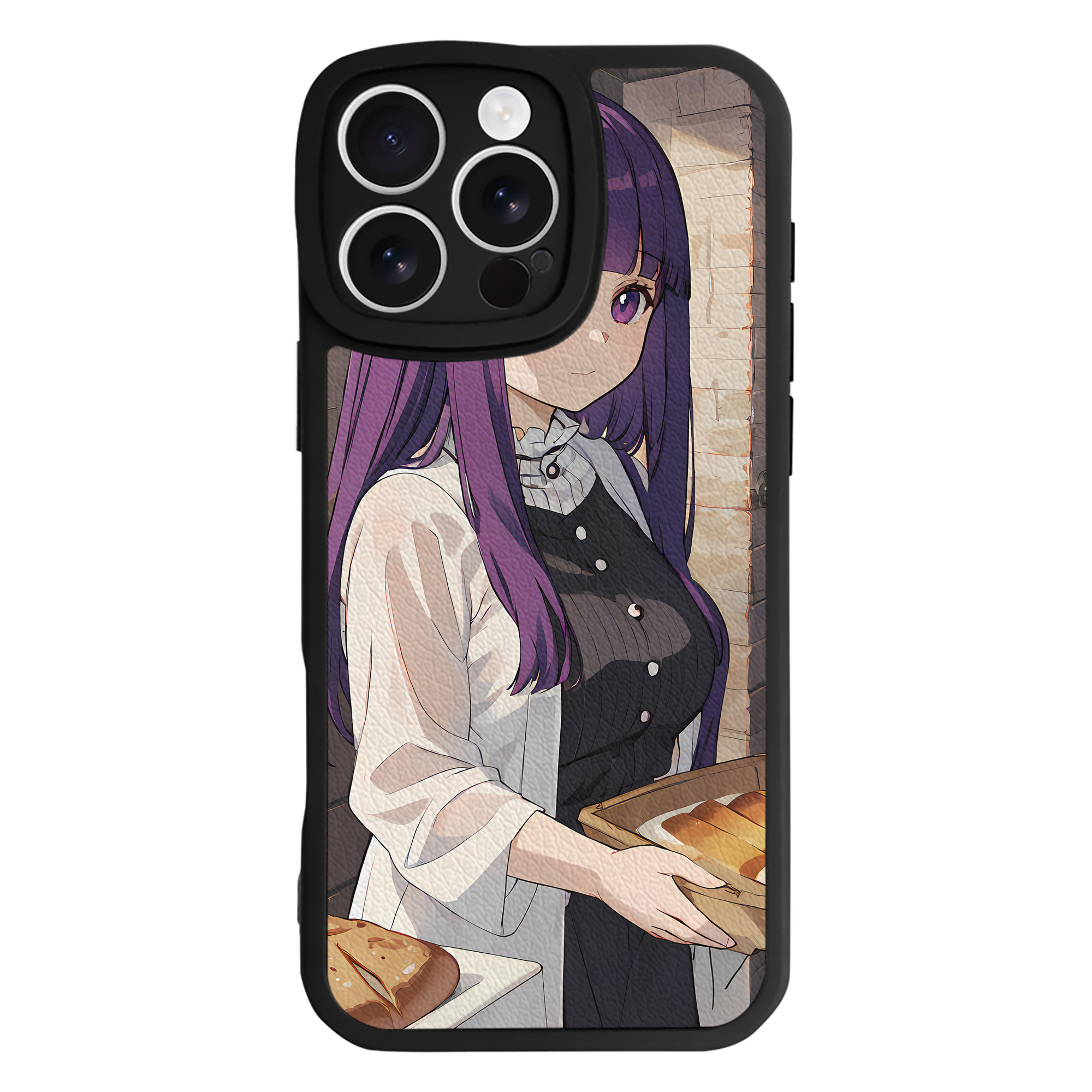 （画像用） 葬送のフリーレン Frieren 【iPhone 16シリーズ対応】シリコンスマホケース（レザー調） 材質：シリコン